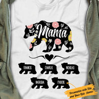 Personalized Mama Bear White T Shirt JN124 85O61 thumb 1