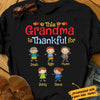 Personalized Grandma Thankful Fall Halloween T Shirt AG202 81O34 1