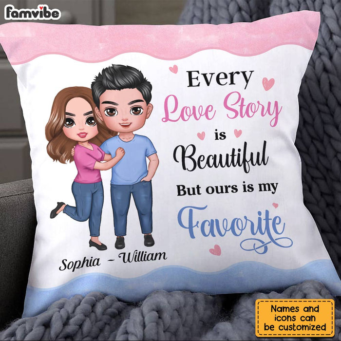 Personalized Couple Love Story Pillow JL264 23O28 1