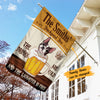 Personalized The Drinks Are Cold Boston Terrier Dog Flag AG182 29O58 1