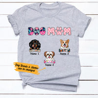Personalized Dog Mom T Shirt FB241 26O36 thumb 1