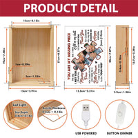 Personalized Couple Gift  My Missing Piece Picture Frame Light Box 31386 thumb 1