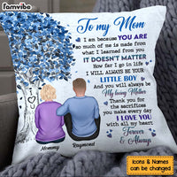 Personalized Gift For Mom From Son Pillow 31976 thumb 1
