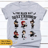 Personalized Halloween Witch Sisterhood Gold T Shirt JL171 65O58 thumb 1