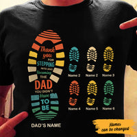 Personalized Step Dad Thank You T Shirt MY42 26O47 thumb 1