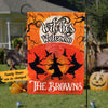 Personalized Witches Welcome Halloween Flag JL211 29O58 1