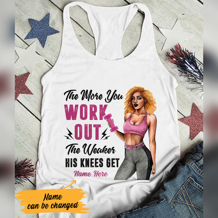 Personalized BWA Gym Racerback Tank SB31 65O47 1