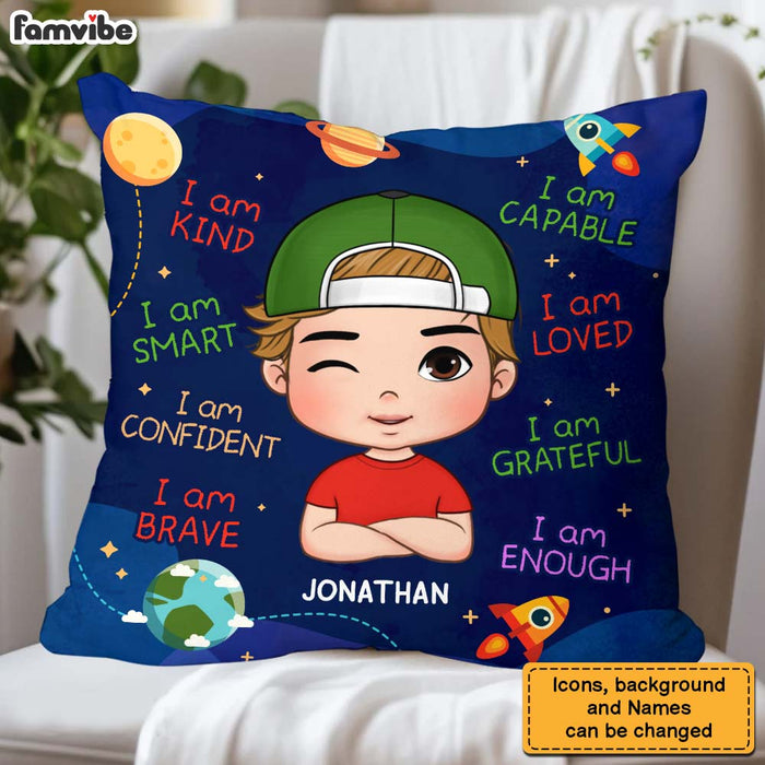 Personalized Gift For Grandson I Am Kind Pillow 30490 1