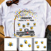 Personalized Bee Happy Mom Grandma T Shirt MR292 65O57 1