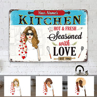 Personalized Kitchen Metal Sign JL122 26O57 thumb 1