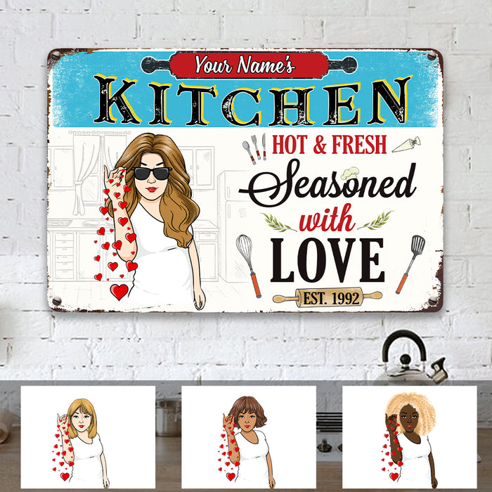 Personalized Kitchen Metal Sign JL122 26O57 1