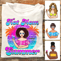 Personalized Beach Mom Grandma Hot Summer T Shirt JL25 95O47 thumb 1