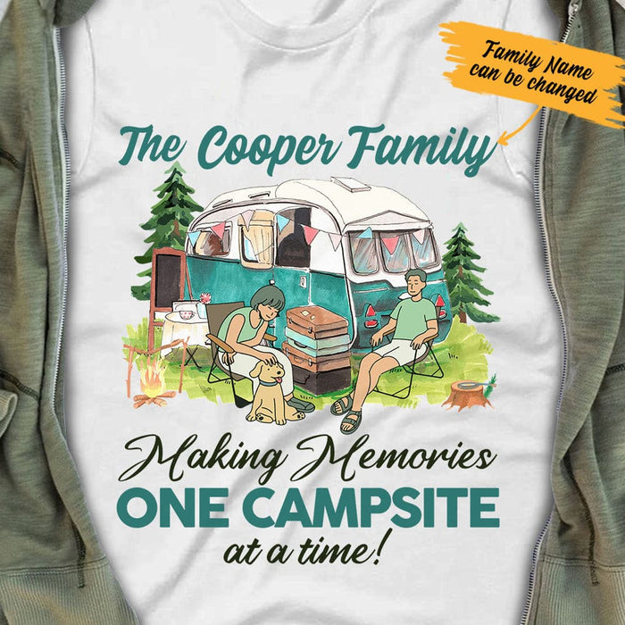Personalized Camping White T Shirt JN181 87O53 1