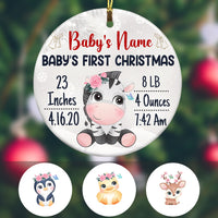 Personalized Baby First Christmas Ornament OB131 26O34 thumb 1