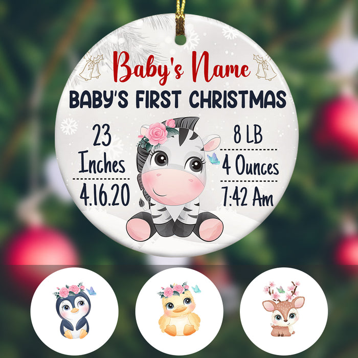 Personalized Baby First Christmas Ornament OB131 26O34 1