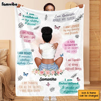 Personalized Inspirational Gift For Daughter I Am Confident Blanket 30040 thumb 1