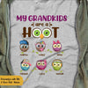 Personalized Grandma Owl White T Shirt JN174 85O58 thumb 1
