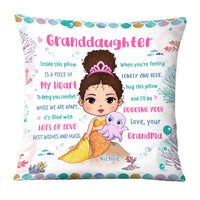 Personalized Gift For Granddaughter Hug This Pillow Mermaid Pillow 30731 thumb 1