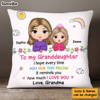 Personalized Gift For Granddaughter Hug This Pillow 30390 thumb 1