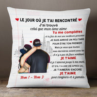 Personalized Couple French Coupler Pillow MR294 26O53 (Insert Included) thumb 1