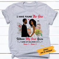 Personalized Whom My Soul Loves BWA Couple Christian T Shirt SB172 65O47 thumb 1