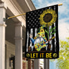 Hippie Gnome In Sunflower Flag JL83 65O34 1