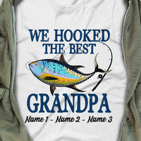 Personalized Fishing Dad Grandpa  T Shirt MR254 65O36 thumb 1
