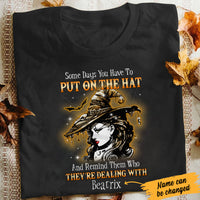 Personalized Witch Halloween T Shirt JL143 95O47 thumb 1