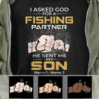 Personalized Fishing  Partner Dad Grandpa T Shirt MR231 65O34 thumb 1