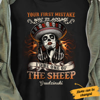 Personalized Skull Your First Mistake T Shirt JL302 95O34 thumb 1