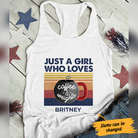 Personalized Gym & Coffee Racerback Tank JL102 95O34 thumb 1