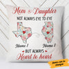 Personalized Heart To Heart Long Distance  Pillow SB244 30O34 (Insert Included) 1