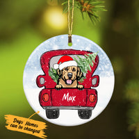 Personalized Golden Retriever Dog Christmas Ornament SB301 81O34 thumb 1