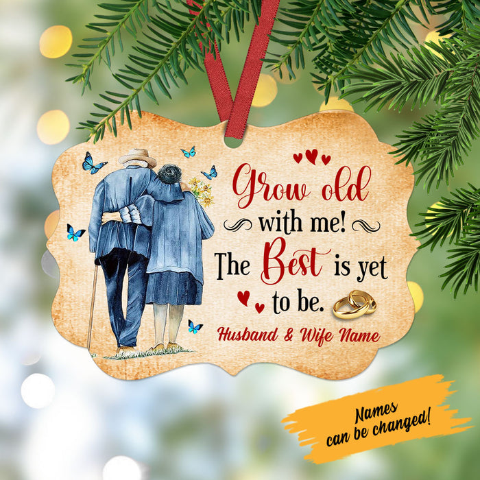 Personalized Grow Old With Me Couple Benelux Ornament NB242 30O58 1
