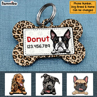 Personalized Dog ID Christmas Bone Pet Tag NB52 81O47 thumb 1