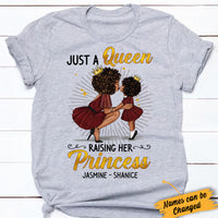 Personalized BWA Mom Queen T Shirt AG52 85O34 thumb 1