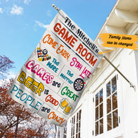 Personalized Good Beer Billiards & Dart Game Flag AG131 28O53 thumb 1