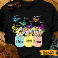 Personalized Love Being Mom Grandma T Shirt MY310 65O47 thumb 1