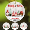 Personalized Gnomes Family  Ornament OB52 30O47 1