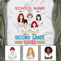 Personalized Teacher Squad T Shirt JN282 30O53 thumb 1