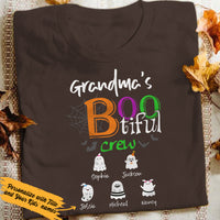 Personalized Grandma Boo Crew Halloween T Shirt AG221 87O36 thumb 1
