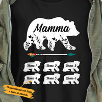 Personalized Grandma Mom Mamma Nonna Bear Italian T Shirt AP85 30O53 thumb 1