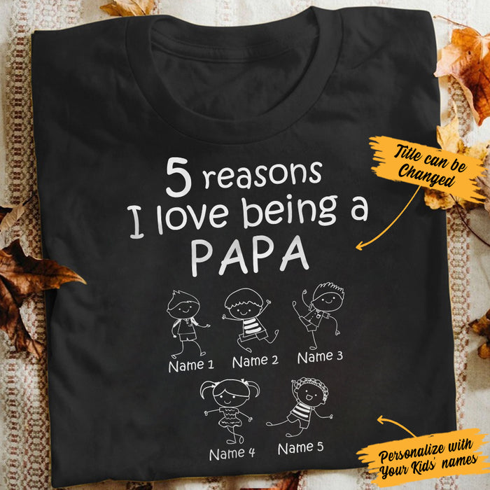 Personalized Grandpa T Shirt MY101 81O34 1