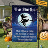 Personalized Halloween Witches Go Riding Flag JL171 30O57 1
