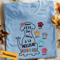 Personalized French Maman Grand-mère Chien Dog Mom Grandma T Shirt AP151 65O36 thumb 1