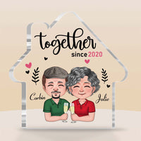 Personalized Couple Together House Plaque 22847 thumb 1