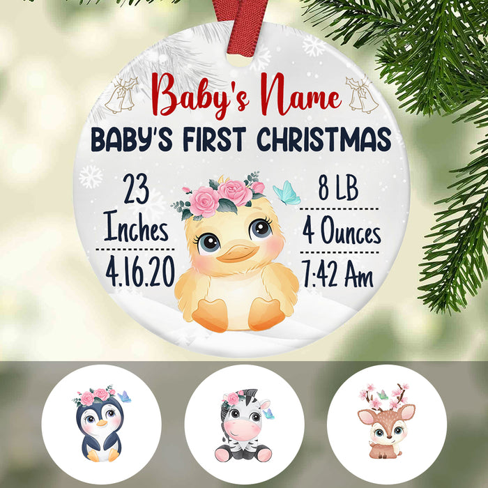 Personalized Baby First Christmas Ornament OB131 26O34 1