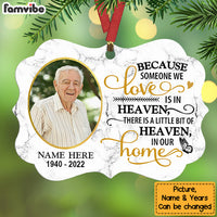 Personalized Memorial Heaven In Home MDF Ornament NB61 81O47 thumb 1