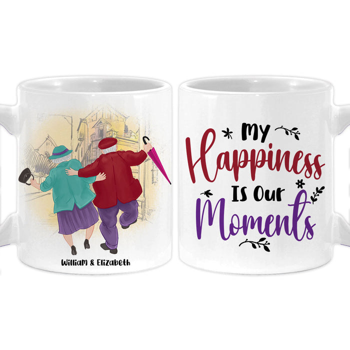 Personalized Couples Gift My Happiness Is Our Moments Mug 31312 1