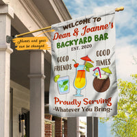 Personalized Backyard Bar Gardening Proudly Serving Flag AG71 30O47 thumb 1